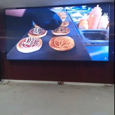 رستوران لیدوما رفسنجان ، ویدئو وال و منوی دیجیتال